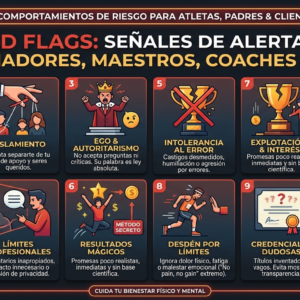 Red Flags en entrenadores, coach y profesores deportivos